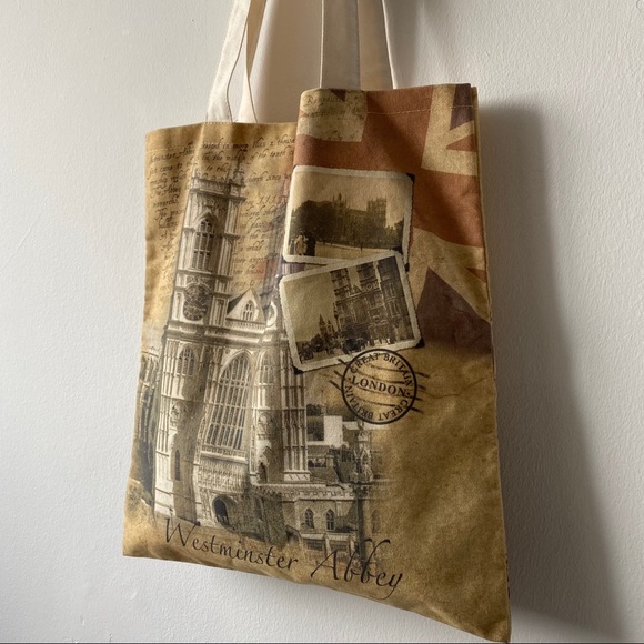 Westminster Abbey Canvas Tote - Picture 2 of 8